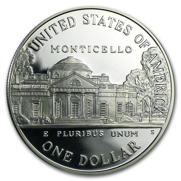 1993-S $1 Jefferson Silver Commem - Proof