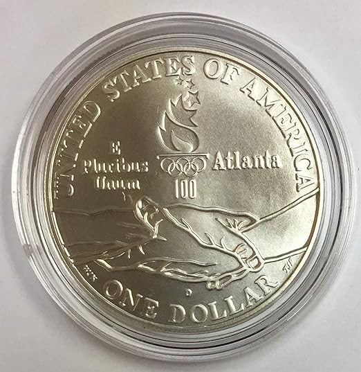 1995-D $1 Blind Runner Silver Commem - BU