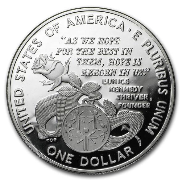1995-P $1 Special Olympics Silver Commem - Proof