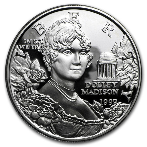 1999-P $1 Dolley Madison Silver Commem - BU