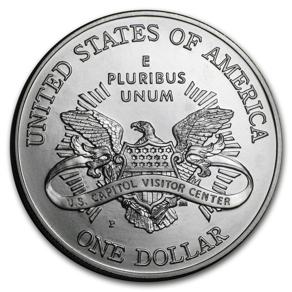 2001-P $1 Capitol Visitor Center Silver Commem - BU