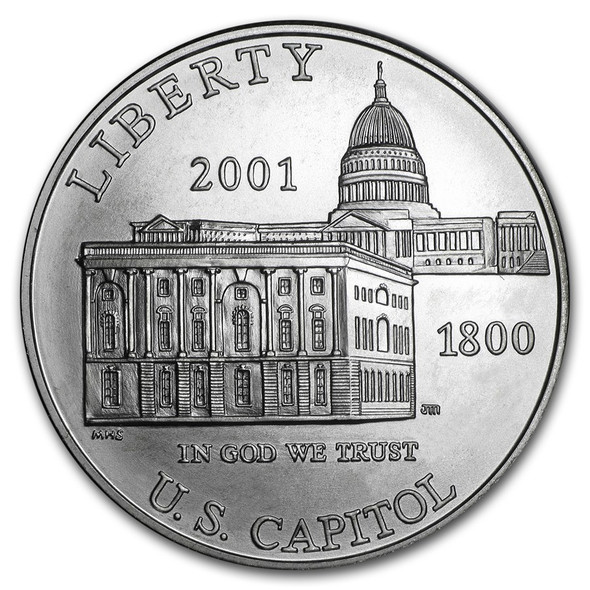 2001-P $1 Capitol Visitor Center Silver Commem - Proof