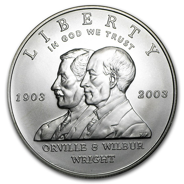 2003-P $1 First Flight Silver Commem - BU