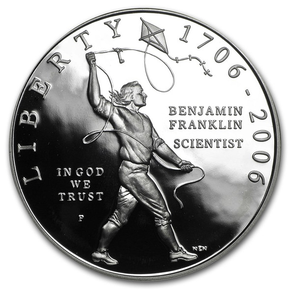 2006-P $1 Franklin Scientist Silver Commem - BU