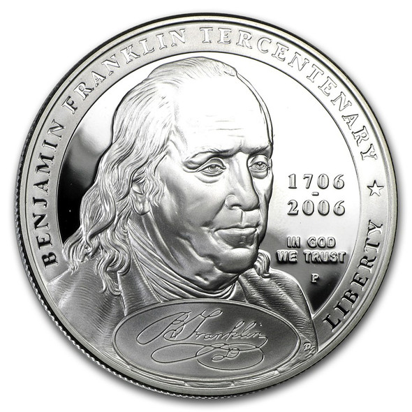 2006-P $1 Frank. Found Father Silver Commem - Proof