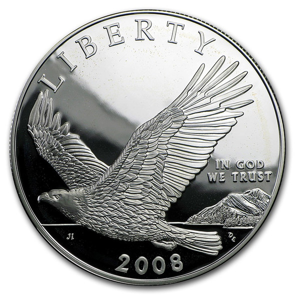 2008-P $1 Bald Eagle Silver Commem - BU
