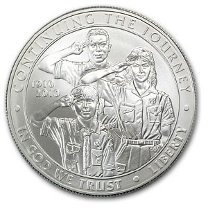 2010-P $1 Boy Scouts Silver Commem - Proof