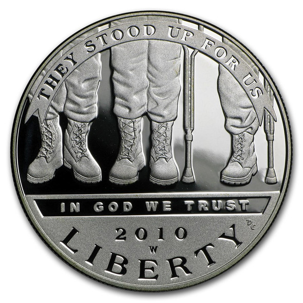 2010-W $1 Disabled Veterans Silver Commem - BU