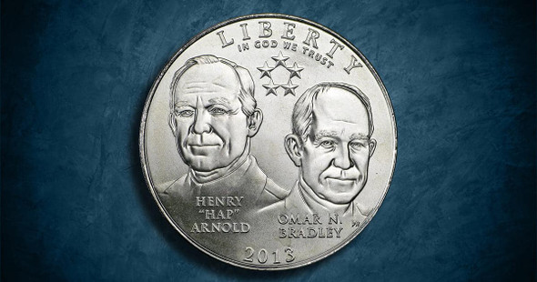 2013-P $1 Five Star Generals Silver Commem - Proof