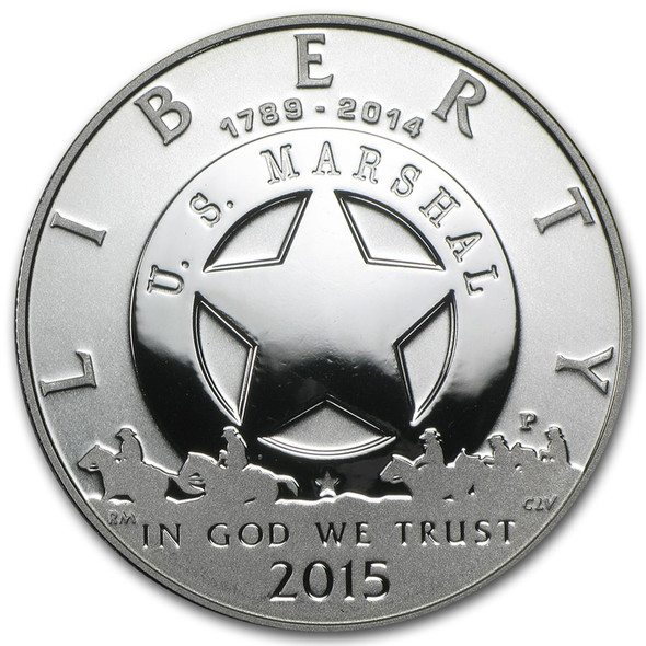 2015-P $1 U.S. Marshals Silver Commem - Proof