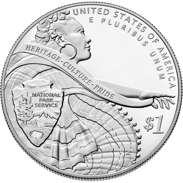 2016-P $1 National Park Service Centennial Silver Commem - Proof