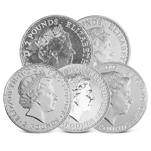 1 oz Great Britain Silver Britannia .999 (Year Varies)