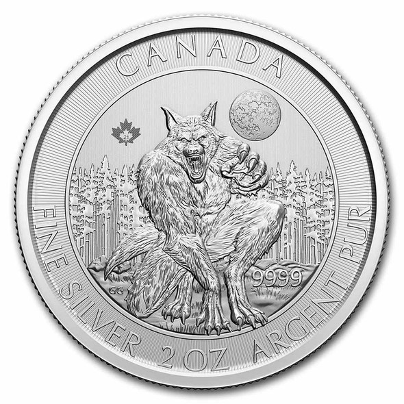 2021 2 oz Canada Silver Werewolf