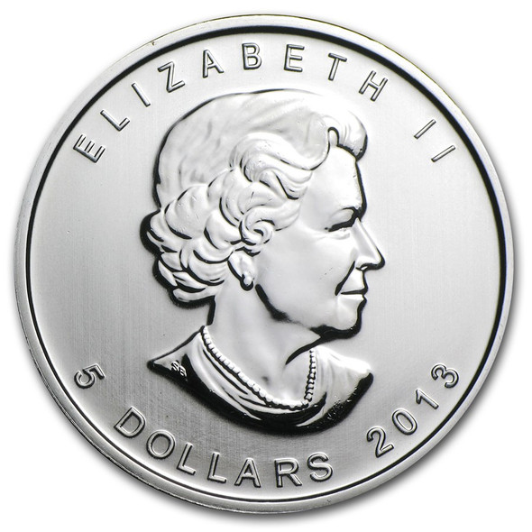 2013 1 oz Canadian Wood Bison Silver Coin