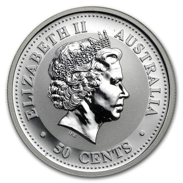 2006 1/2 oz Australia Silver Lunar Dog BU - Series I 2006 1/2 oz Australia Silver Lunar Dog BU - Series I