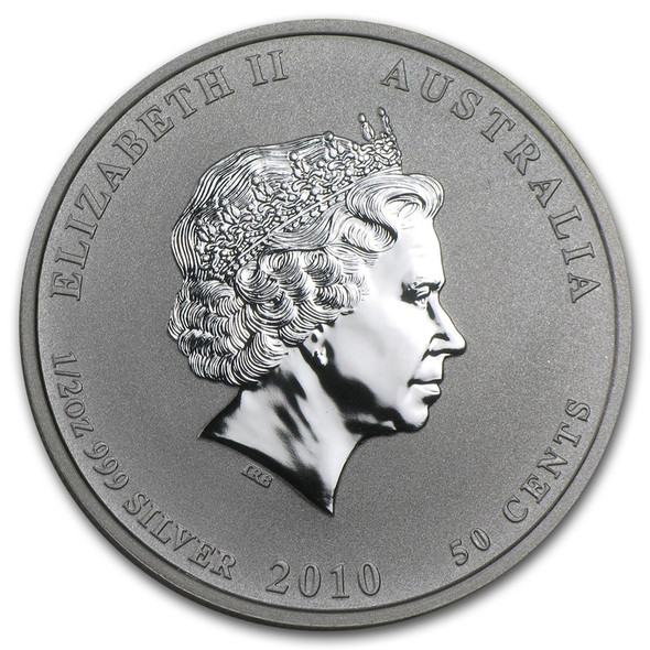 2010 1/2 oz Australia Silver Lunar Tiger BU - Series II 2010 1/2 oz Australia Silver Lunar Tiger BU - Series II