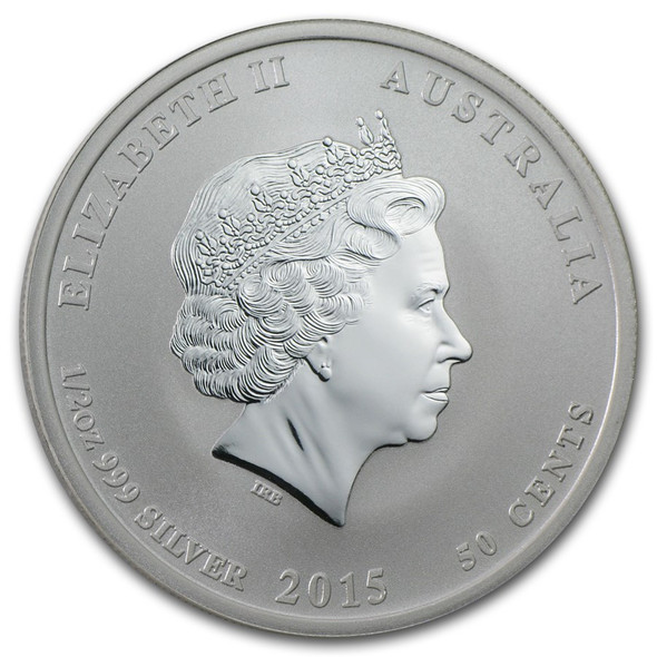 2015 1/2 oz Australia Silver Lunar Goat BU - Series II 2015 1/2 oz Australia Silver Lunar Goat BU - Series II