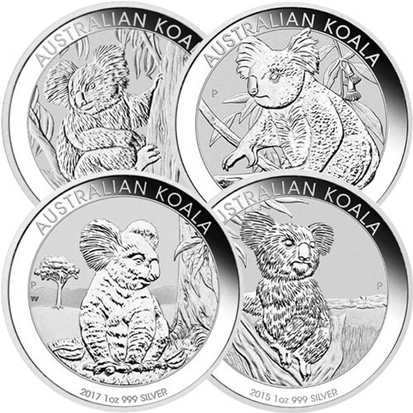 1 oz Australian Koala Silver Coin - In Capsule (Year Varies)