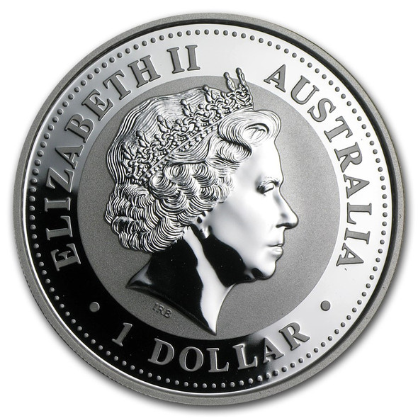 2005 1 oz Australia Silver Lunar Rooster BU - Series I 2005 1 oz Australia Silver Lunar Rooster BU - Series I