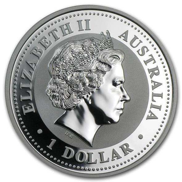 2006 1 oz Australia Silver Lunar Dog BU - Series I 2006 1 oz Australia Silver Lunar Dog BU - Series I