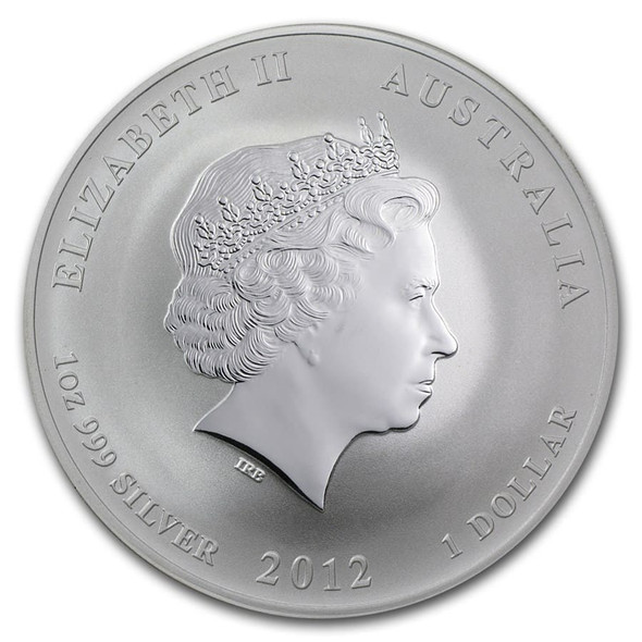 2012 1 oz Australia Silver Lunar Dragon BU - Series II 2012 1 oz Australia Silver Lunar Dragon BU - Series II