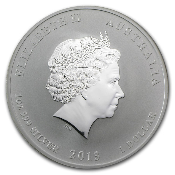 2013 1 oz Australia Silver Lunar Snake BU - Series II 2013 1 oz Australia Silver Lunar Snake BU - Series II