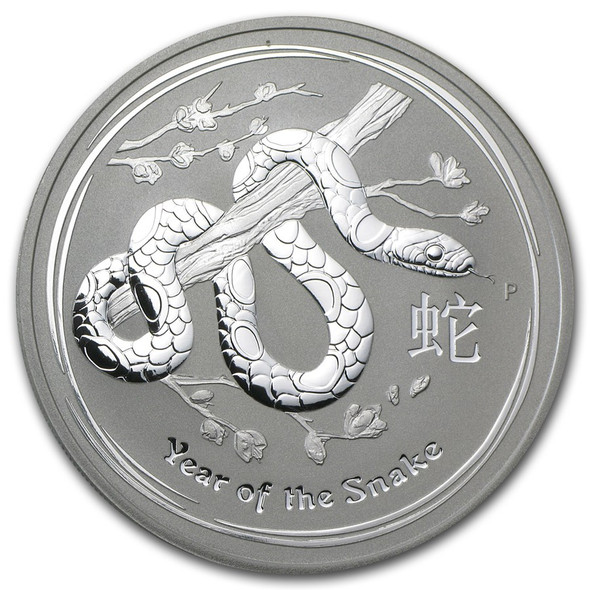 2013 1 oz Australia Silver Lunar Snake BU - Series II 2013 1 oz Australia Silver Lunar Snake BU - Series II