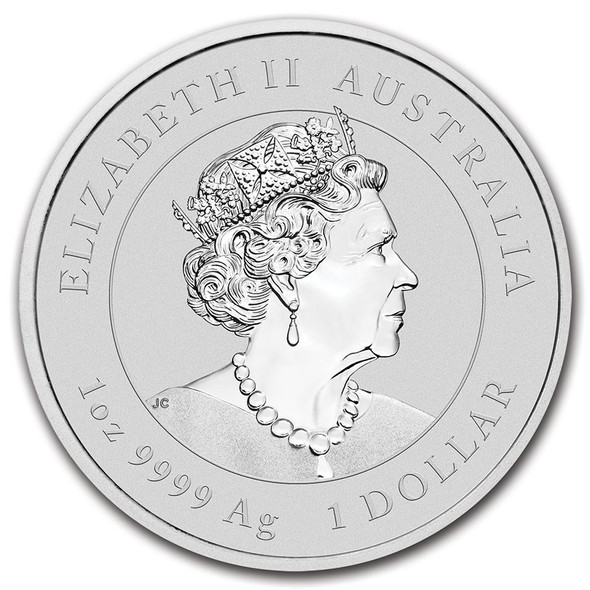 2021 1 oz Australia Silver Lunar Ox BU - Series III