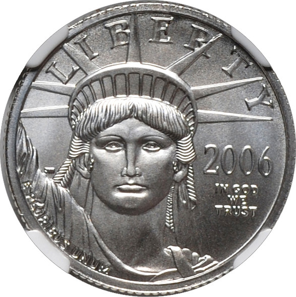2006-W 1/4 oz Burnished Platinum Eagle $25 (Cap Only)