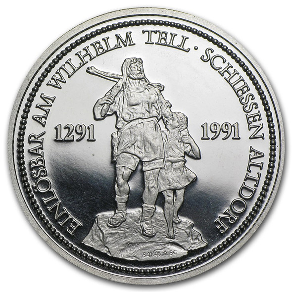 Platinum Shooting Thaler - 1 oz (Year Varies)