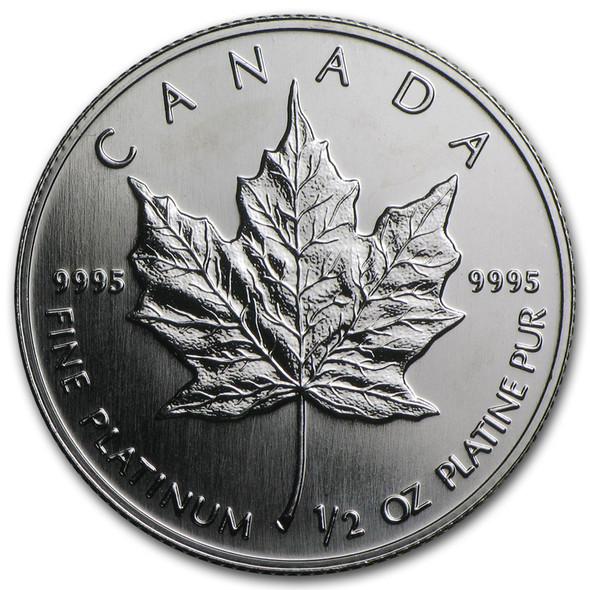 Platinum Maple Leaf - 1/2 oz (Year Varies)