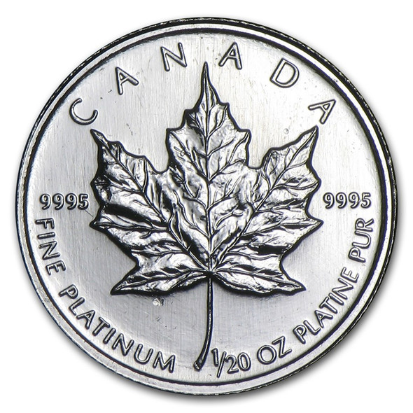 Platinum Maple Leaf - 1/20 oz (Year Varies)