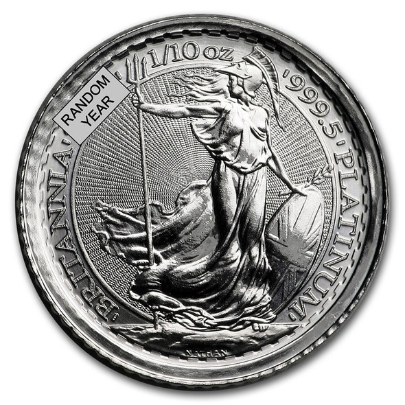 Platinum Britannia - 1/10 oz (Year Varies)