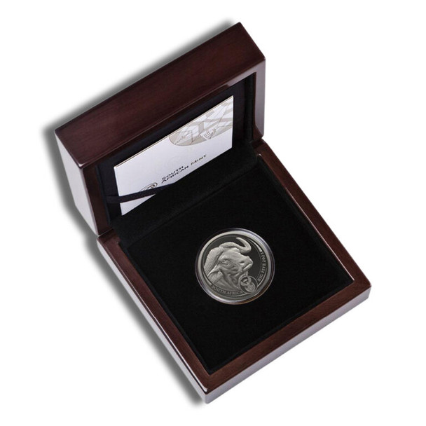2023 1 oz Platinum South African Big 5 Buffalo Coin - Proof