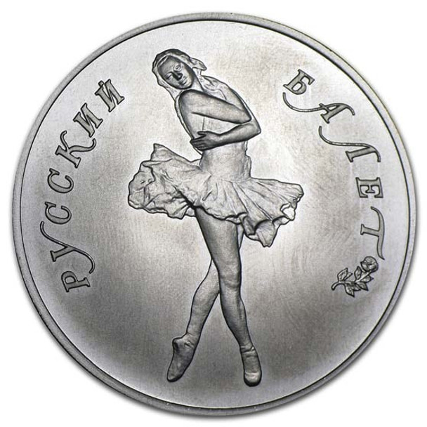 1 oz Palladium Russia Ballerina (Date Varies)