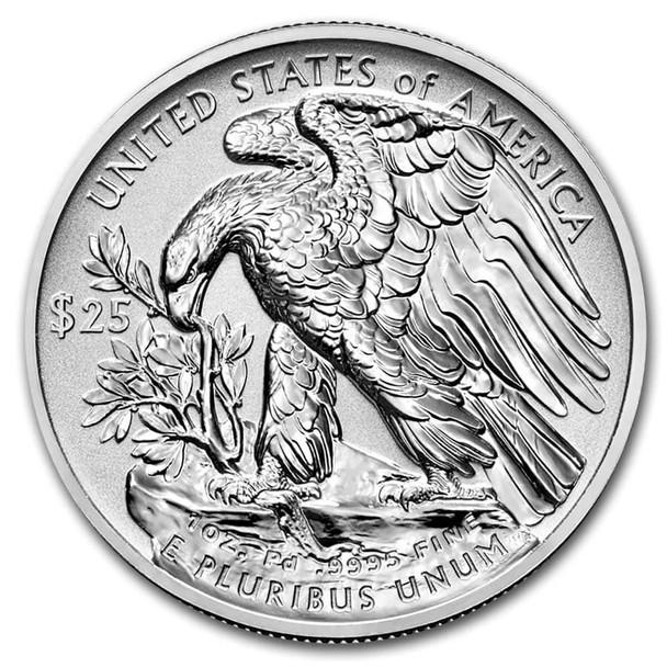2019-W 1 oz Reverse Proof Palladium Eagle (w/Box & COA)