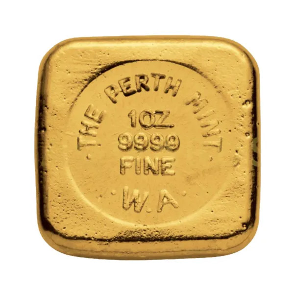 1 oz Gold Bar - Perth Mint (Cast)