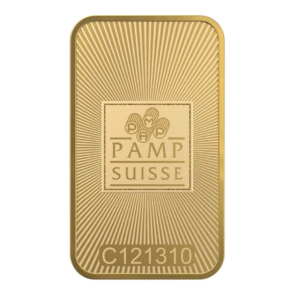 1 oz Gold Bar - PAMP Suisse (Carded)
