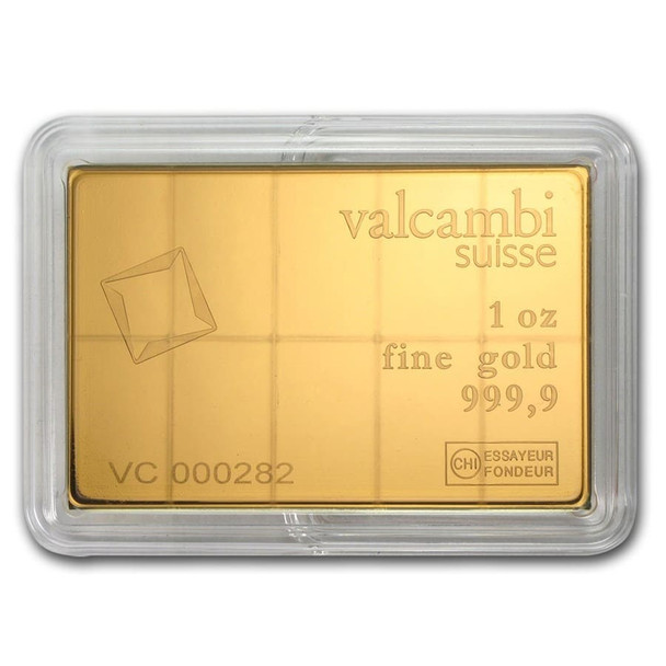 10 x 1/10 oz .9999 Valcambi CombiBar Gold (In Assay)