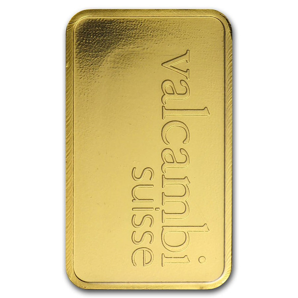 5 gram Gold Bar - Valcambi (Carded)