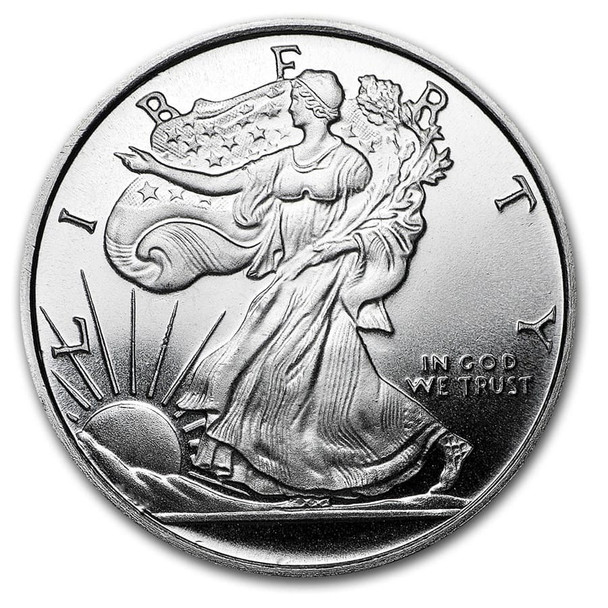 1/2 oz Silver Round - Walking Liberty