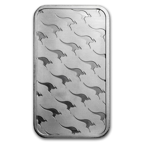 1 oz Silver Bar - Perth Mint - Kangaroo