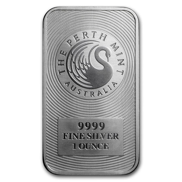 1 oz Silver Bar - Perth Mint - Kangaroo