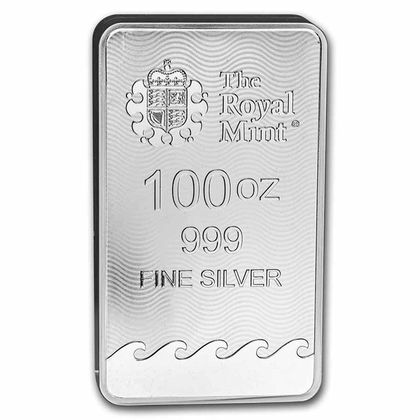 100 oz Silver Bar - Britannia