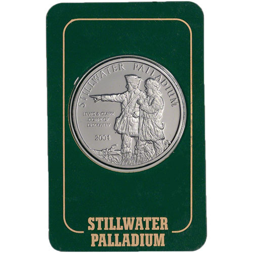 1 oz Palladium Round - JM Stillwater (Carded)