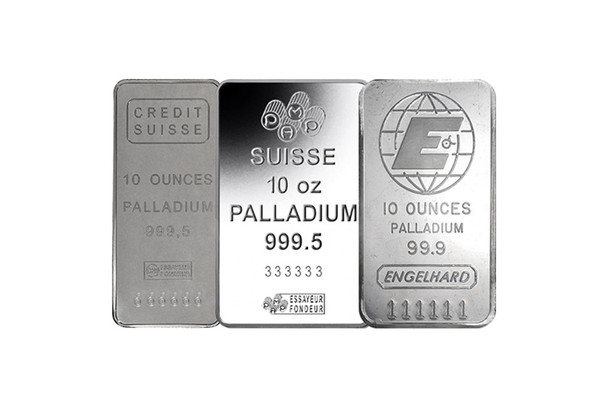 10 oz Palladium Bar - Brand Varies