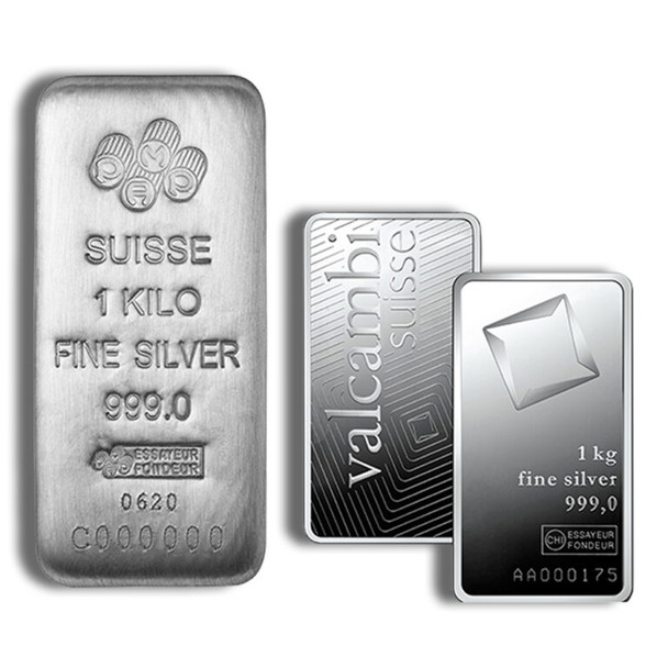 1 Kilo Palladium Bar - Brand Varies