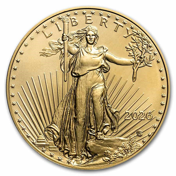 2026 1/2oz American Gold Eagle BU