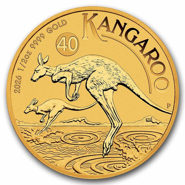 2026 1/2oz Australian Kangaroo Gold Coin