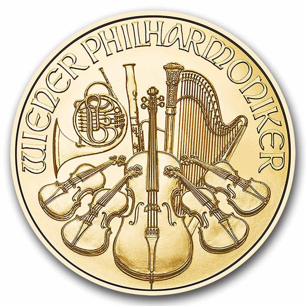 2026 1/2oz Austria Gold Philharmonic BU
